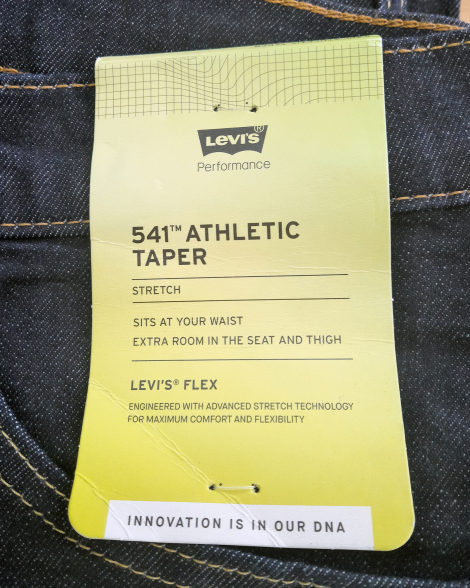 Мужские джинсы Levi's 541 Athletic Taper 1159857271 (Синий 34W 34L)
