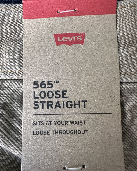 Мужские джинсы Levi's 565 Loose Straight 1159857332 (Коричневый 34W 32L)