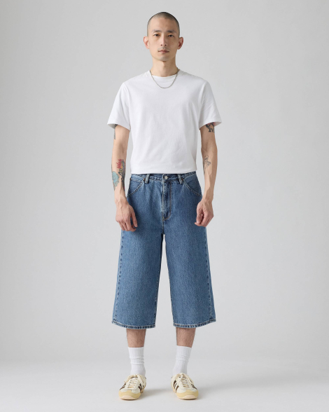 Укороченные джинсы Twisted Baggy Levi's капри 1159857360 (Синий 32)