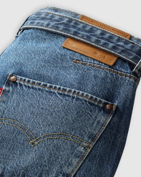 Укороченные джинсы Twisted Baggy Levi's капри 1159857358 (Синий 36)