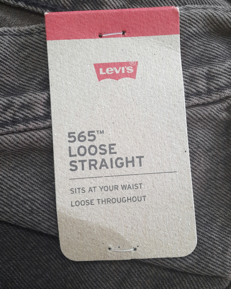 Мужские джинсы Levi's 565 Loose Straight 1159857671 (Коричневый 32W 34L)