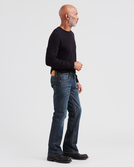 Мужские джинсы Levi's 527 Slim Bootcut 1159857767 (Синий 34W 36L)
