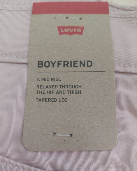 Жіночі джинси Boyfriend Levi's 1159858027 (Рожевий W31 L27)