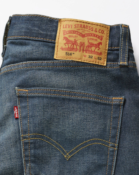 Мужские джинсы Levi's 514 Straight 1159858216 (Синий 38W 30L)