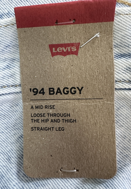 Жіночі джинси 94 Baggy Levi's 1159858582 (Блакитний W31 L31)