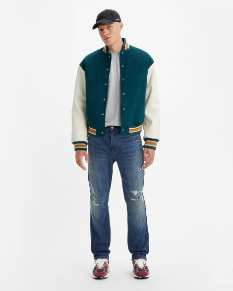 Мужские джинсы Levi's 541 Athletic Taper с рваными деталями 1159859894 (Синий 31W 30L)