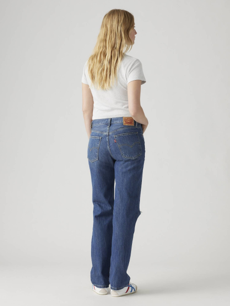 Женские джинсы Low Pro Levi's с рваными деталями 1159860217 (Синий 26)