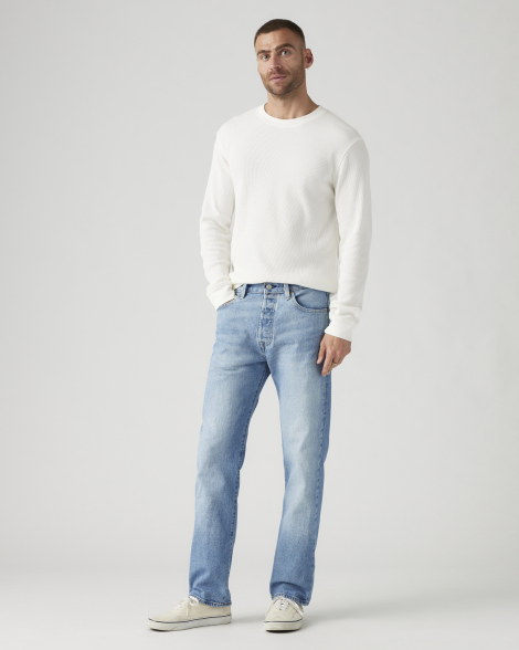 Мужские джинсы Levi's 501 Original Fit 1159860467 (Голубой 44W 324L)