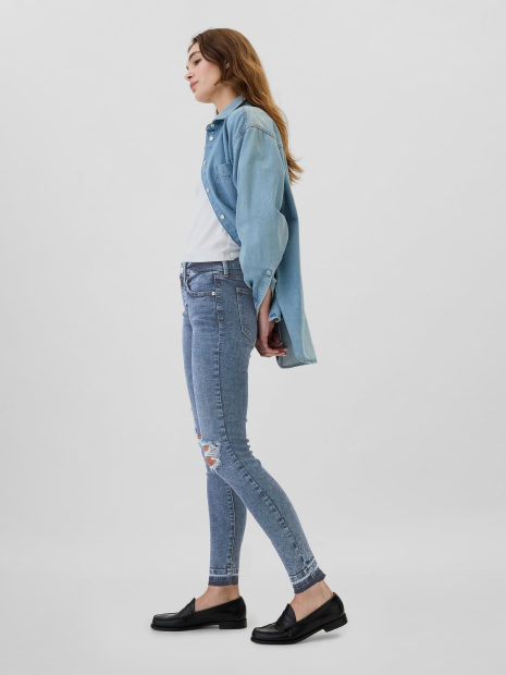 Женские джинсы Super Skinny Gap 1159861629 (Синий 16)