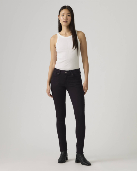 Жіночі джинси 711 Skinny Levi's 1159861809 (Чорний W29 L28)