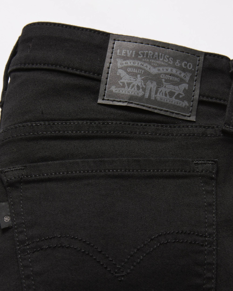 Жіночі джинси 711 Skinny Levi's 1159861809 (Чорний W29 L28)