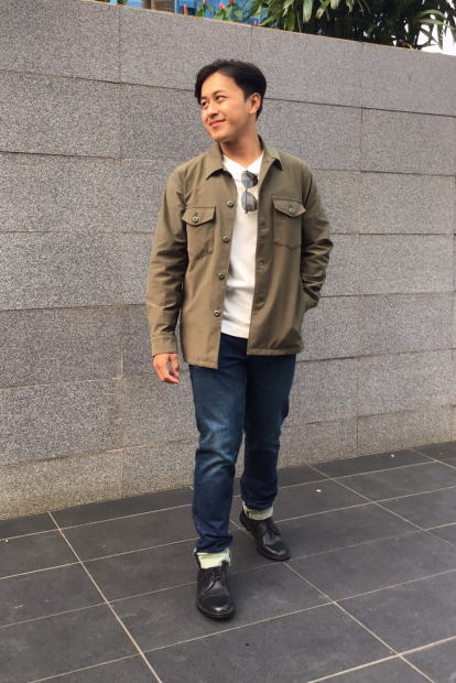Мужские джинсы UNIQLO 1159861918 (Синий 40W 34L)