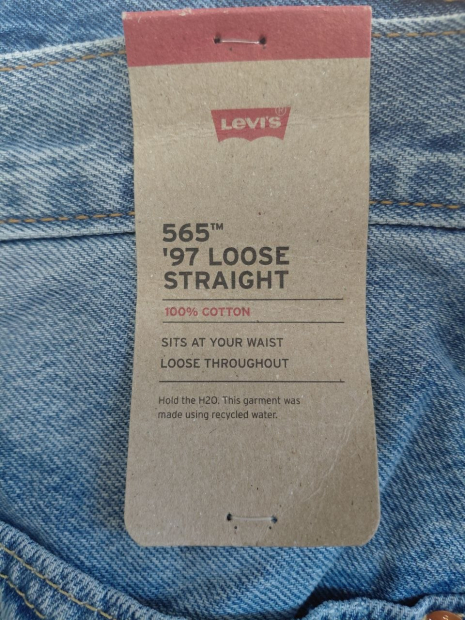 Чоловічі джинси Levi's 565 '97 Loose Straight 1159862342 (Блакитний 36W 32L)