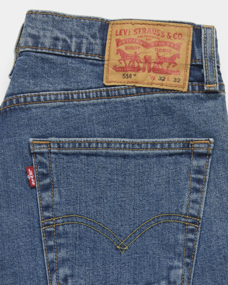 Мужские джинсы Levi's 514 Straight 1159862654 (Синий 34W 36L)