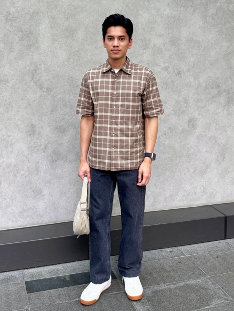 Чоловічі прямі джинси JW ANDERSON від UNIQLO 1159862944 (Синій 34)