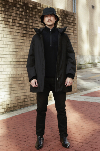 Джинсы из эластичной ткани UNIQLO 1159863634 (Черный 34W 34L)