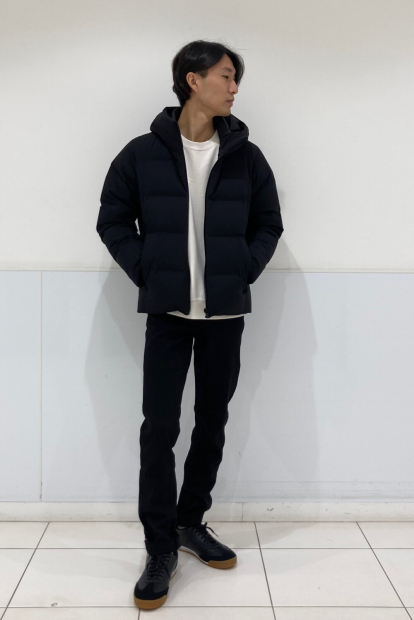 Джинсы из эластичной ткани UNIQLO 1159863634 (Черный 34W 34L)