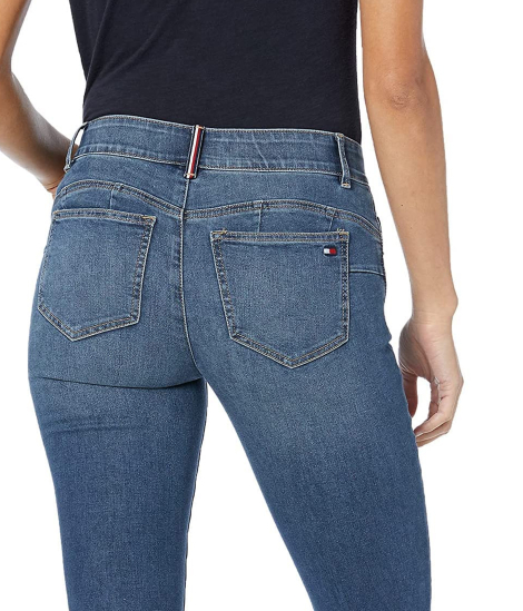 Женские джинсы скинни Tommy Hilfiger 1159864711 (Синий 4)