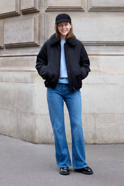 Женские джинсы Uniqlo 1159864966 (Синий 32)