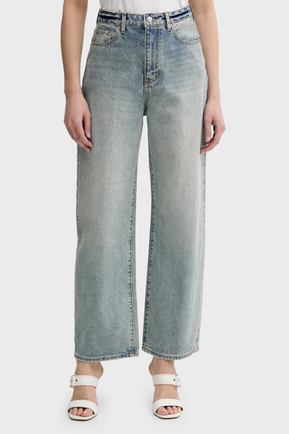 Женские прямые джинсы Armani Exchange 1159865114 (Голубой 30)
