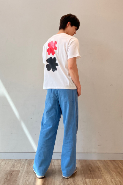 Чоловічі джинси широкі JW ANDERSON UNIQLO 1160013702 (Блакитний 33)