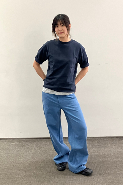 Чоловічі джинси широкі JW ANDERSON UNIQLO 1160013702 (Блакитний 33)