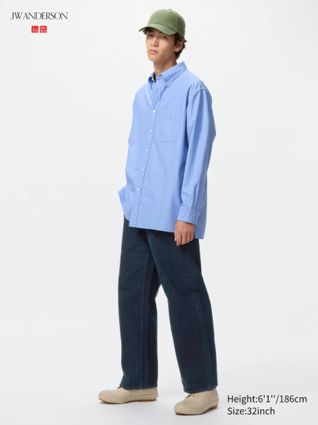 Чоловічі джинси JW ANDERSON UNIQLO 1160014475 (Синій 32)