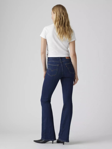 Жіночі джинси Levi's 726 з високою посадкою та розкльошеним низом 1160064897 (Синій W28 L32)