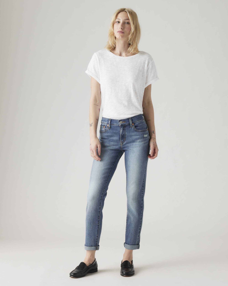 Женские джинсы Boyfriend Levi's 1160262639 (Синий W27 L27)