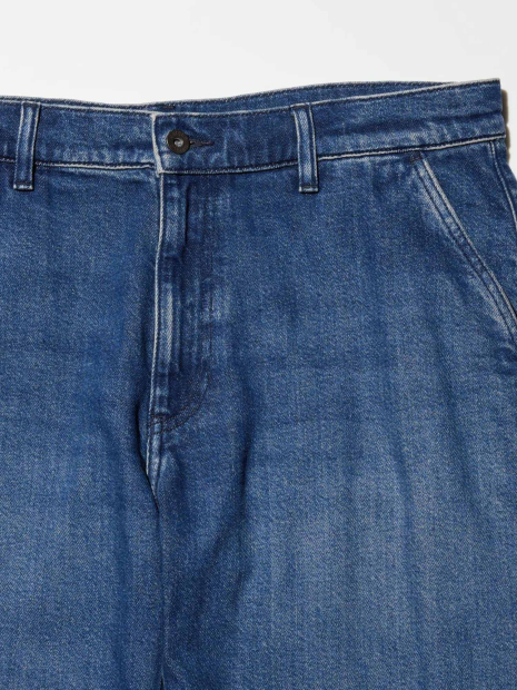 Свободные джинсы UNIQLO 1160363447 (Синий M)