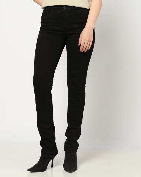 Жіночі джинси Armani Exchange Cigarette Fit 1160620460 (Чорний 25)