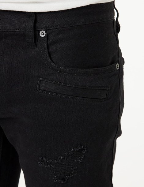 Мужские джинсы Skinny Armani Exchange 1160618753 (Черный 31)