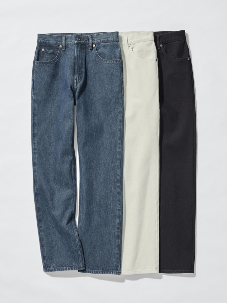 Женские джинсы UNIQLO с высокой посадкой 1160790632 (Синий 27)