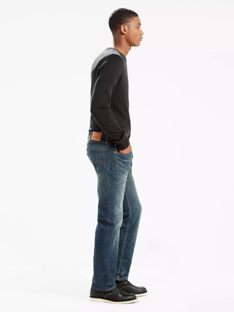 Мужские джинсы 505 Regular Levi's 1160884064 (Синий 40W 30L)