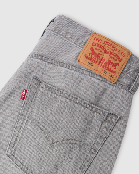 Мужские джинсы Levi's 565 Loose Straight 1161529528 (Серый 36W 32L)