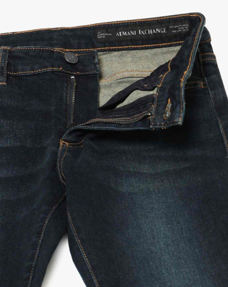 Женские джинсы скинни Armani Exchange 1161674405 (Синий 26)