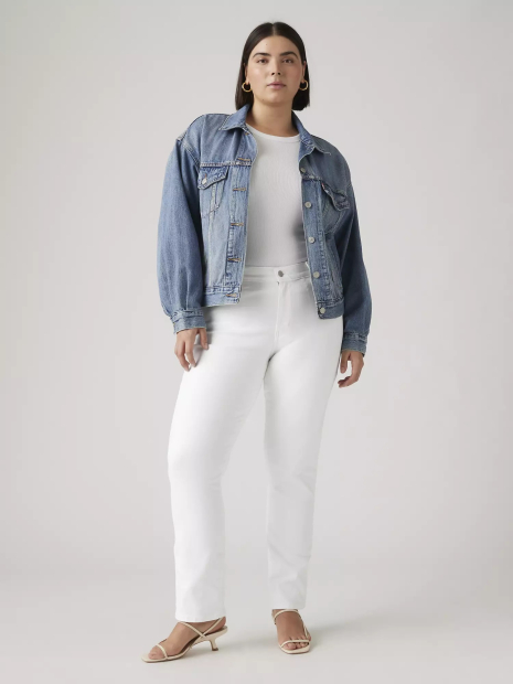 Женские джинсы Classic Straight Levi's 1161799657 (Белый 18)