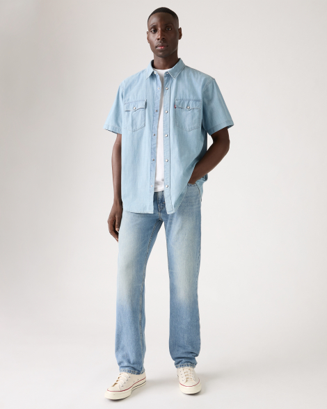 Мужские джинсы 505 Regular Levi's 1161804016 (Голубой 40W 30L)