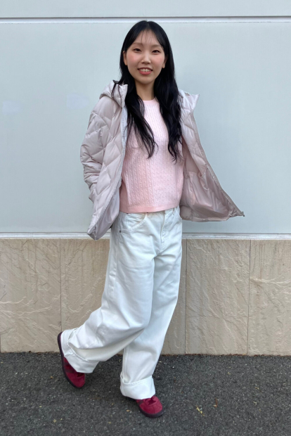 Женские джинсы Barrel UNIQLO 1162248777 (Белый 32)