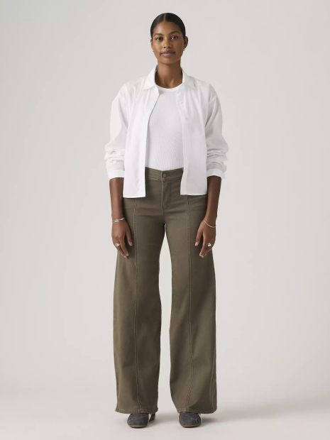Женские джинсы 318 Seamed Wide-Leg Levi's 1162450533 (Коричневый W29 L32)
