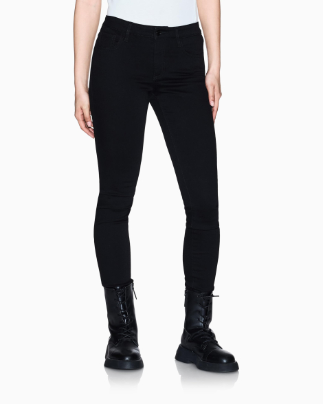 Женские джинсы Super Skinny Armani Exchange 1162474437 (Черный 30)