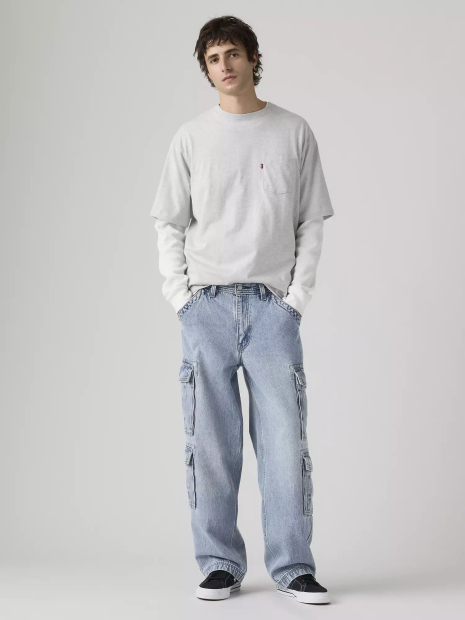 Мужские джинсы 578 Baggy Cargos Levi's 1162558375 (Синий 32W 32L)