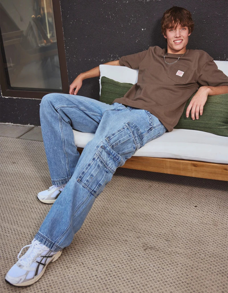 Мужские джинсы 578 Baggy Cargos Levi's 1162558375 (Синий 32W 32L)
