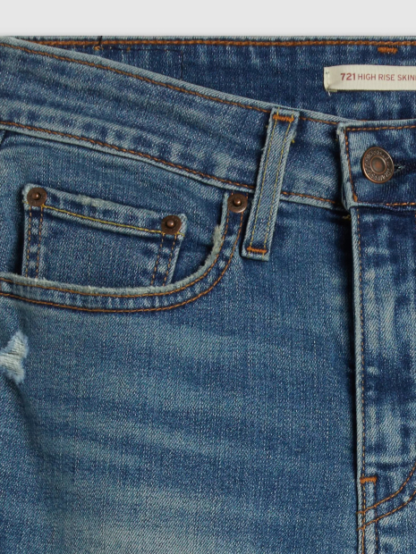 Жіночі джинси 721 High Rise Skinny Levi's 1162562617 (Синій W31 L30)