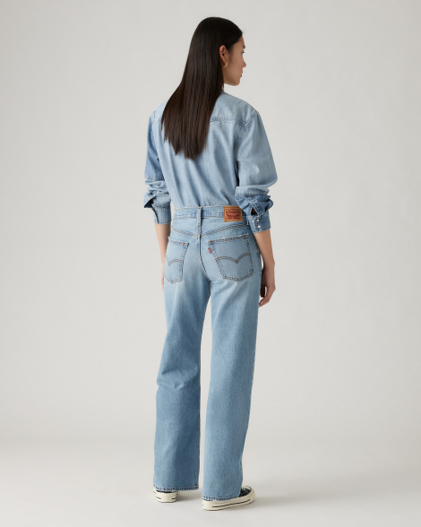 Женские джинсы 94 Baggy Bootcut Levi's 1162621123 (Голубой 30)