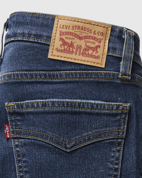 Жіночі джинси Levi's 725 з високою посадкою 1162673376 (Синій W30 L30)