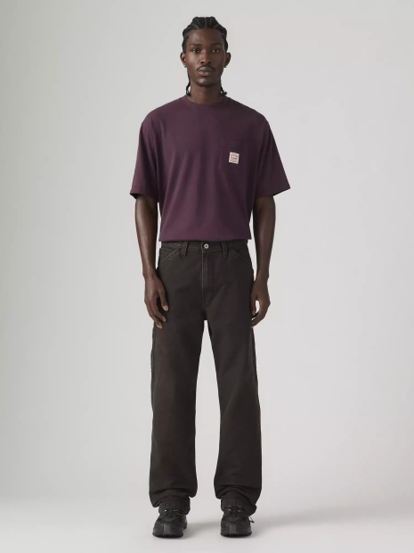 Мужские джинсы Levi's 568 Loose Straight Carpenter 1162698146 (Черный 31W 32L)