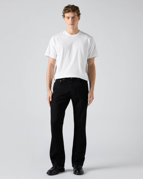 Мужские джинсы 527 Flex Slim Bootcut Levi's 1162856650 (Черный 32W 32L)