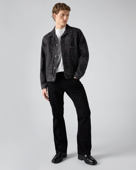 Мужские джинсы 527 Flex Slim Bootcut Levi's 1162856650 (Черный 32W 32L)