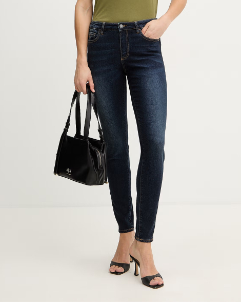 Женские джинсы Super Skinny Armani Exchange 1163129160 (Синий 25)
